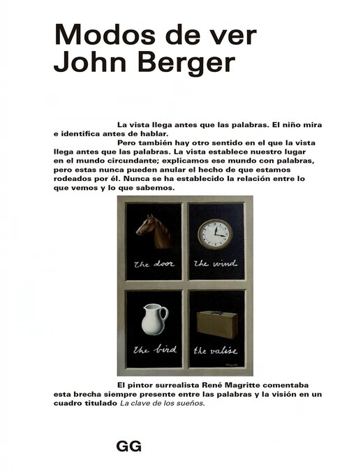 Cover image for Modos de ver